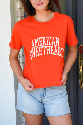 Z Supply American Sweetheart Boyfriend Tee