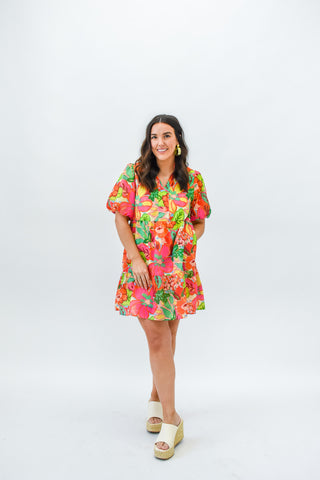 Bloom Wildly Floral Print Dress
