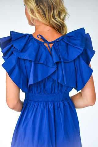 Santana Tie Back Midi Dress