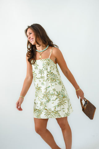 Maude Tiki Tide Mini Dress