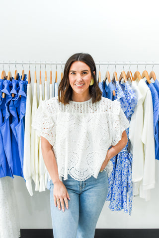 If Eyelet You In Again Top