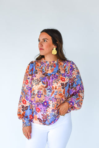 I Think You're Dandy Smock Neck Top