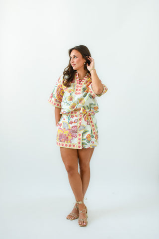 Boom Bloom Collared Top