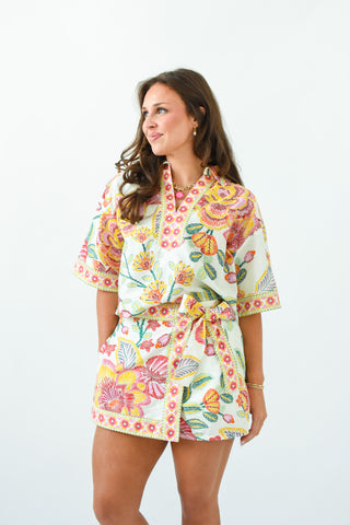 Boom Bloom Collared Top