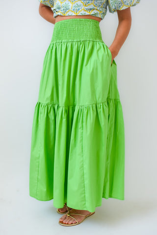 One In A Melon Smocked Skirt