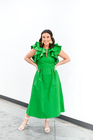 Santana Tie Back Midi Dress