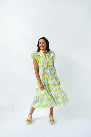 Hue Had Me At Hello Printed Midi Dress