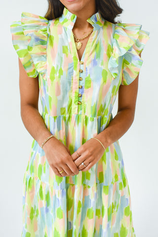 Hue Had Me At Hello Printed Midi Dress