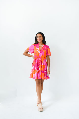 Bright Side Blooms Floral Dress