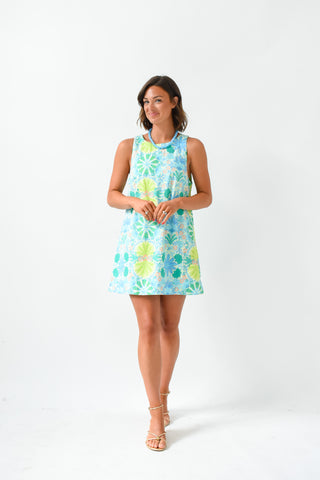 Key Lime Cutie Floral Dress
