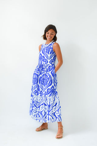 Floral Frenzy Printed Midi Dress