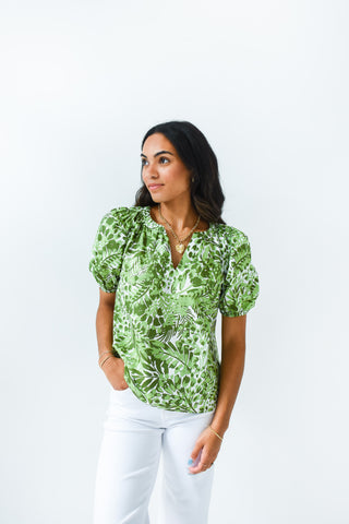 Leaf Me Breathless Floral Top