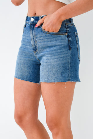 Z Supply Jonah Mid Rise Denim Shorts