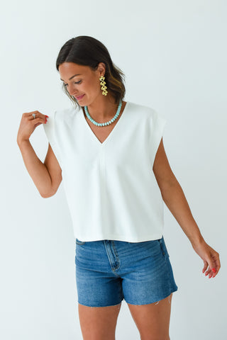 Bold And Basic V-Neck Top