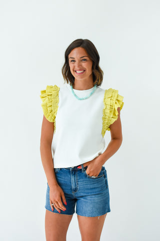 The Ruffle Shuffle Top