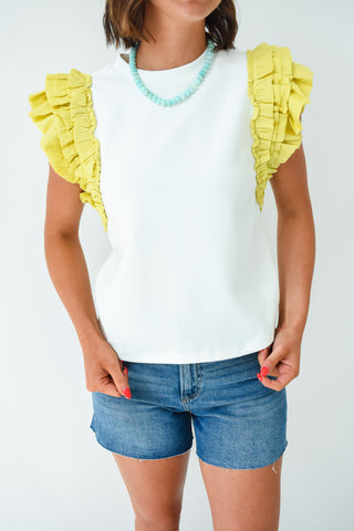 The Ruffle Shuffle Top