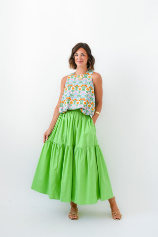 One In A Melon Smocked Skirt