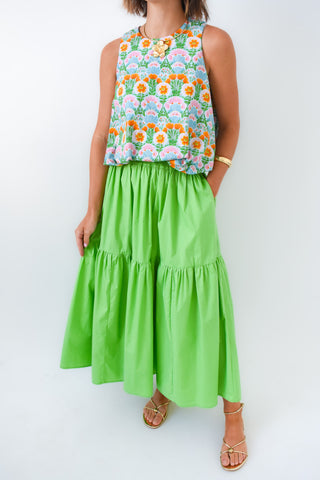 One In A Melon Smocked Skirt