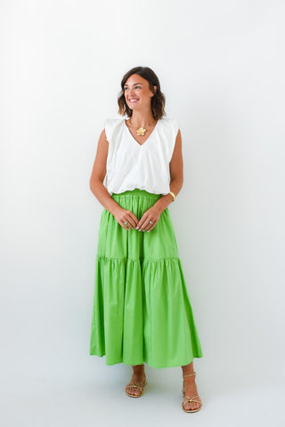 One In A Melon Smocked Skirt