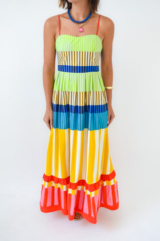 Karlie Stripe Maxi Dress