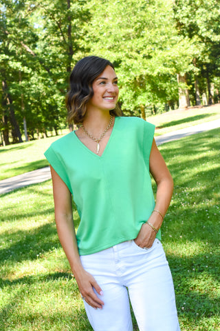 Bold And Basic V-Neck Top