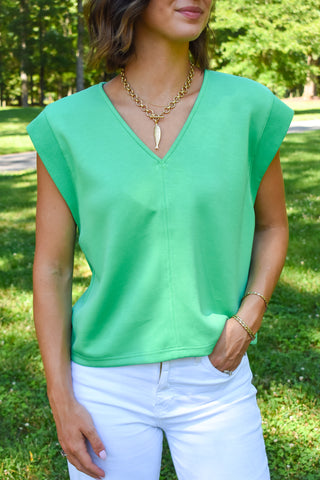 Bold And Basic V-Neck Top