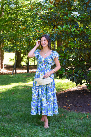 Flirt And Flutter Midi Dress