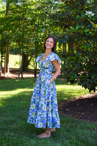 Flirt And Flutter Midi Dress