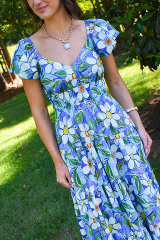Flirt And Flutter Midi Dress