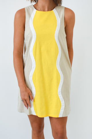Wavy Baby Mini Dress