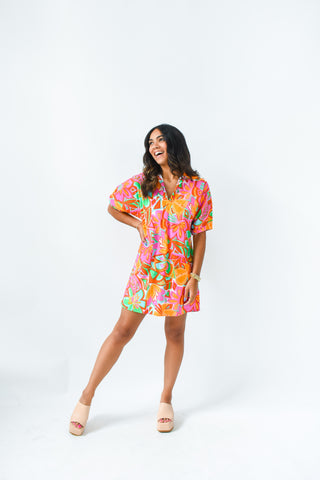 Botanical Babe Collared Dress