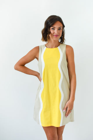 Wavy Baby Mini Dress