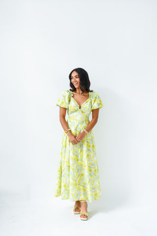 Bloom Service Floral Maxi Dress