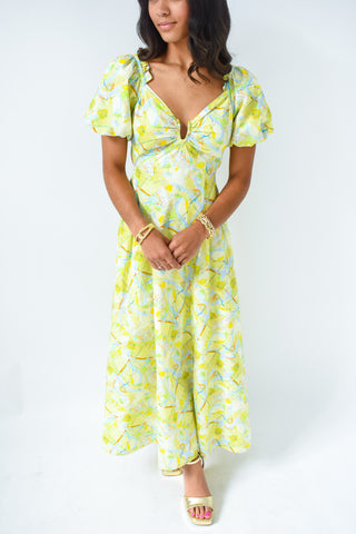 Bloom Service Floral Maxi Dress