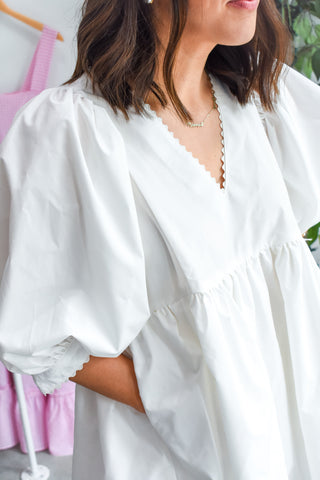 The White Stuff Lace Trim Dress