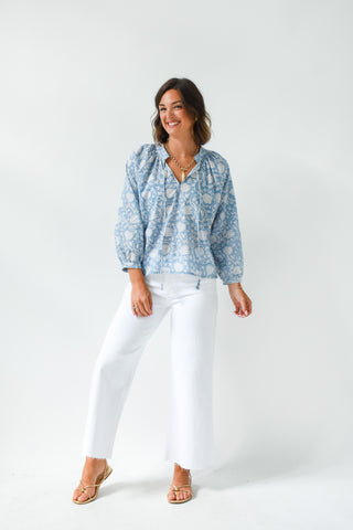 M+M Something Blue Top
