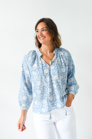 M+M Something Blue Top