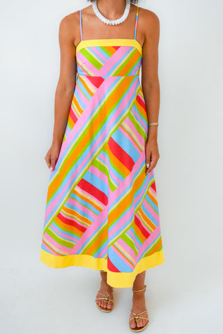 Rainbow Row Midi Dress