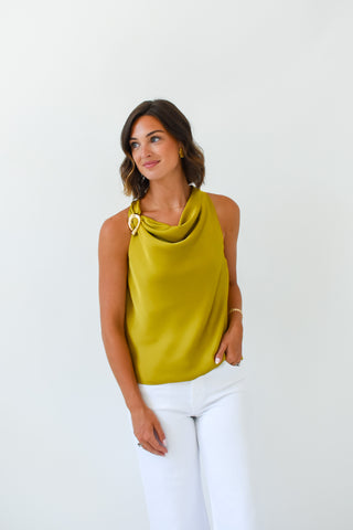Drape Expectations Halter Top