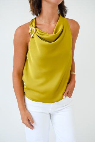 Drape Expectations Halter Top