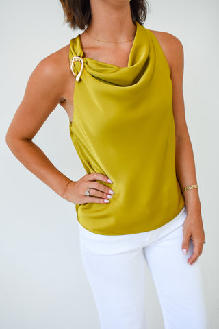 Drape Expectations Halter Top