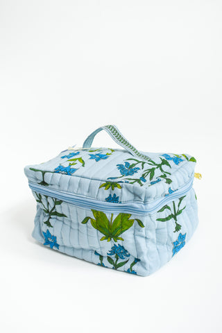 Iris Luxe Quilted Cosmetic Bag Large