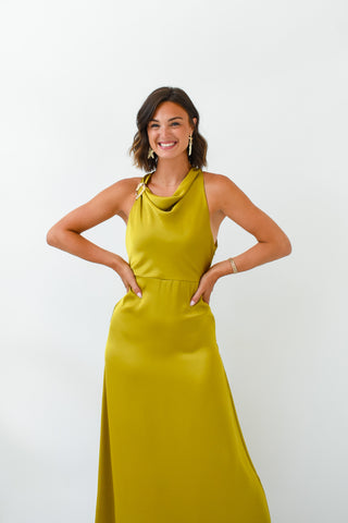 Drape Expectations Maxi Dress