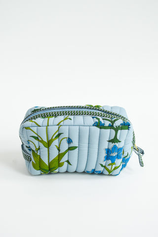 Iris Luxe Quilted Cosmetic Bag Small