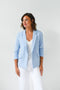 Blaze of Glory Shirred Sleeve Blazer