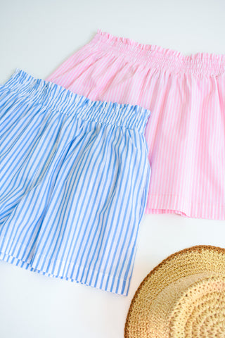Short Notice Striped Shorts