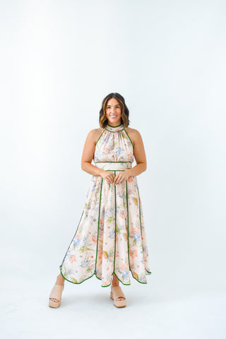 Blushing Bouquet Maxi Dress