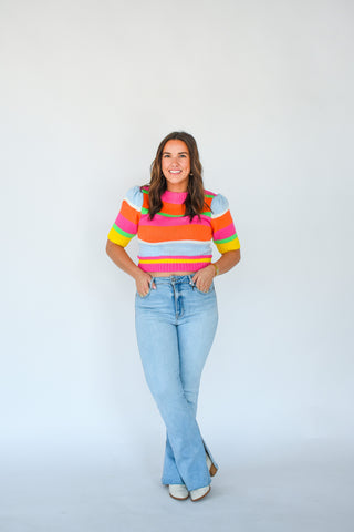 Serious Love Affair Striped Sweater