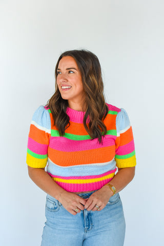 Serious Love Affair Striped Sweater