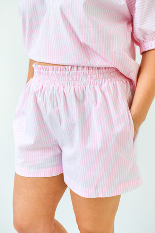 Blush Hour Striped Top